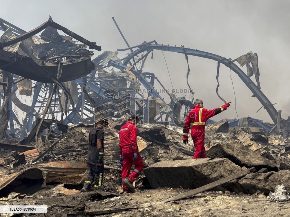 Aftermath Of Explosion In Shahid Rajaee Port - Iran