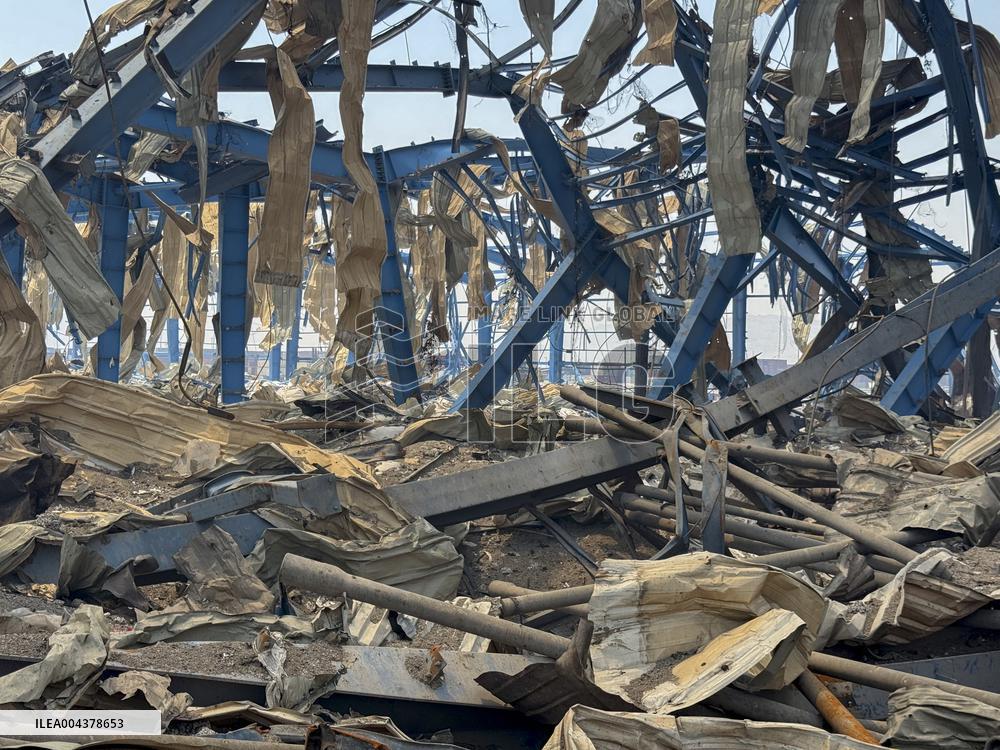 Aftermath Of Explosion In Shahid Rajaee Port - Iran
