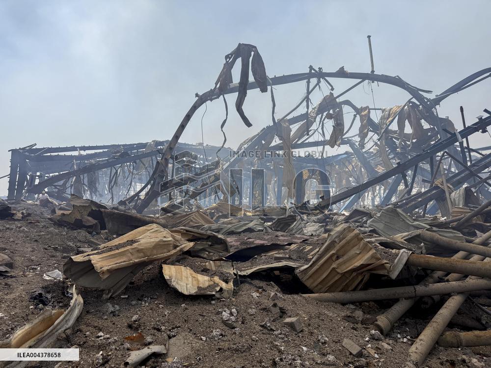 Aftermath Of Explosion In Shahid Rajaee Port - Iran