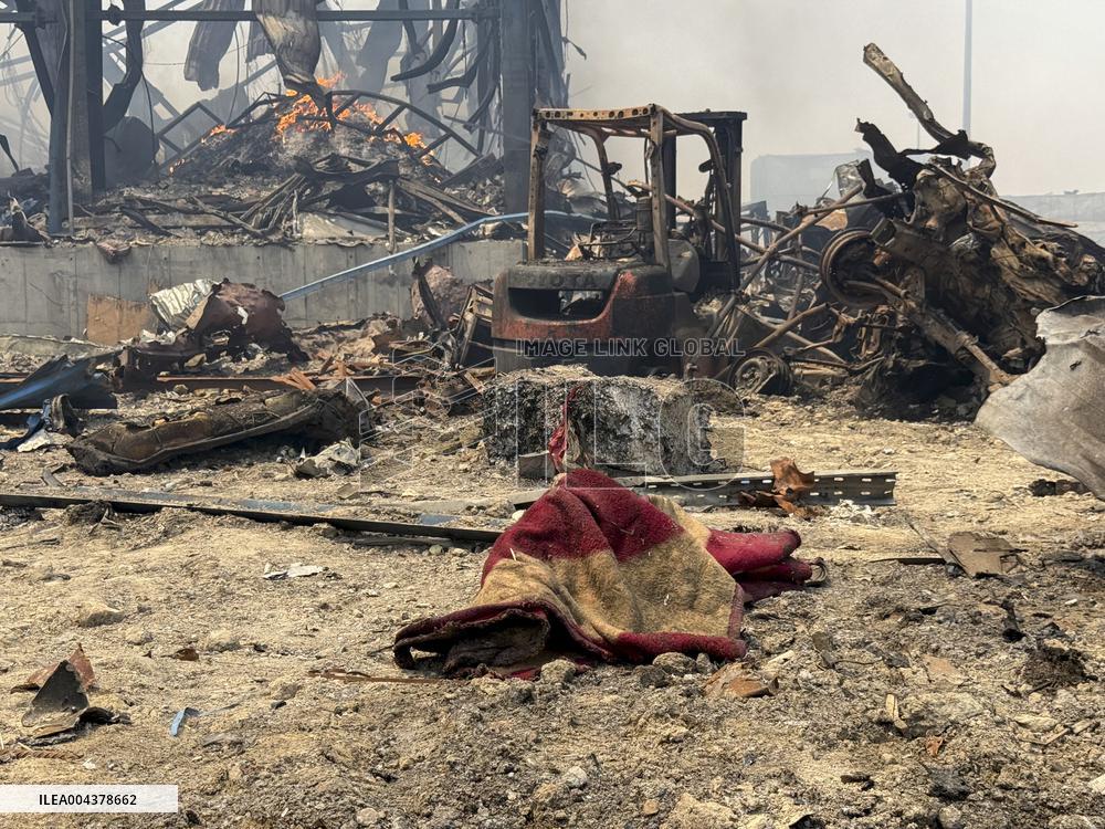 Aftermath Of Explosion In Shahid Rajaee Port - Iran