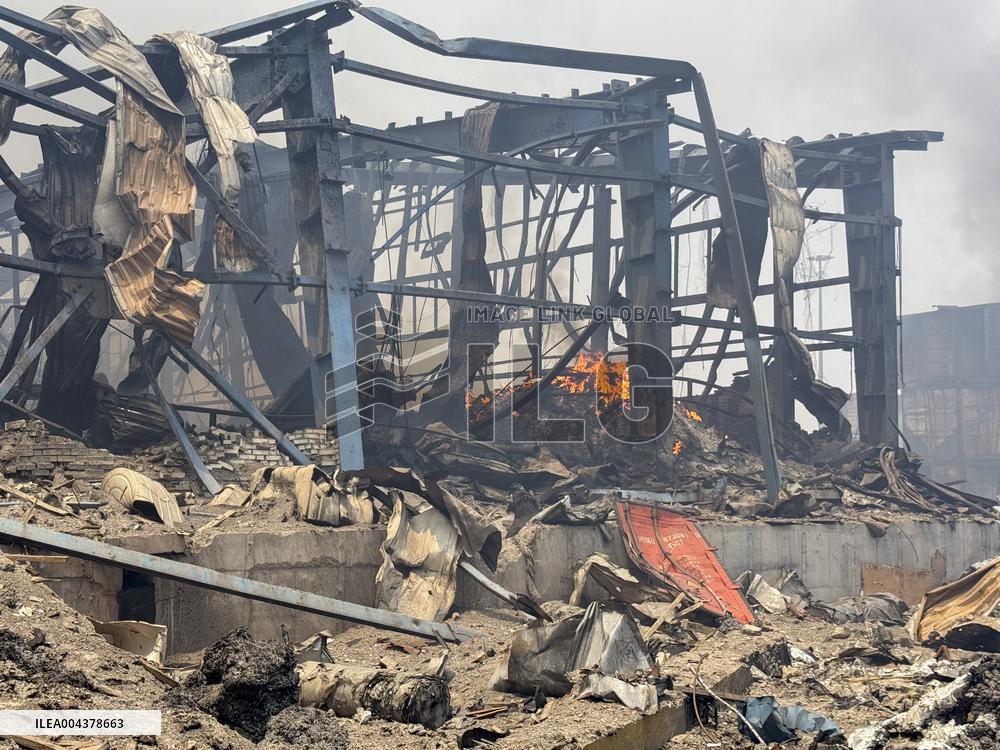 Aftermath Of Explosion In Shahid Rajaee Port - Iran