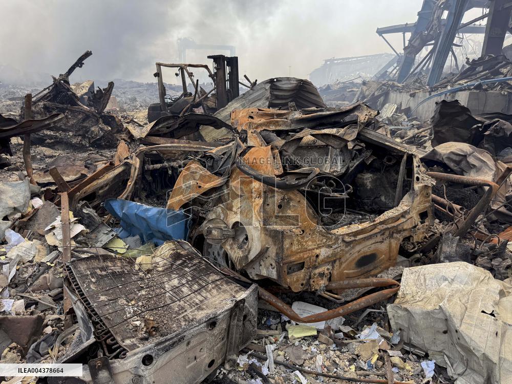 Aftermath Of Explosion In Shahid Rajaee Port - Iran