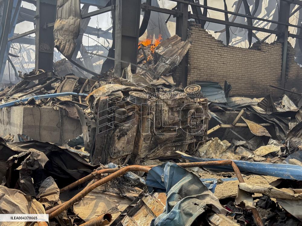 Aftermath Of Explosion In Shahid Rajaee Port - Iran