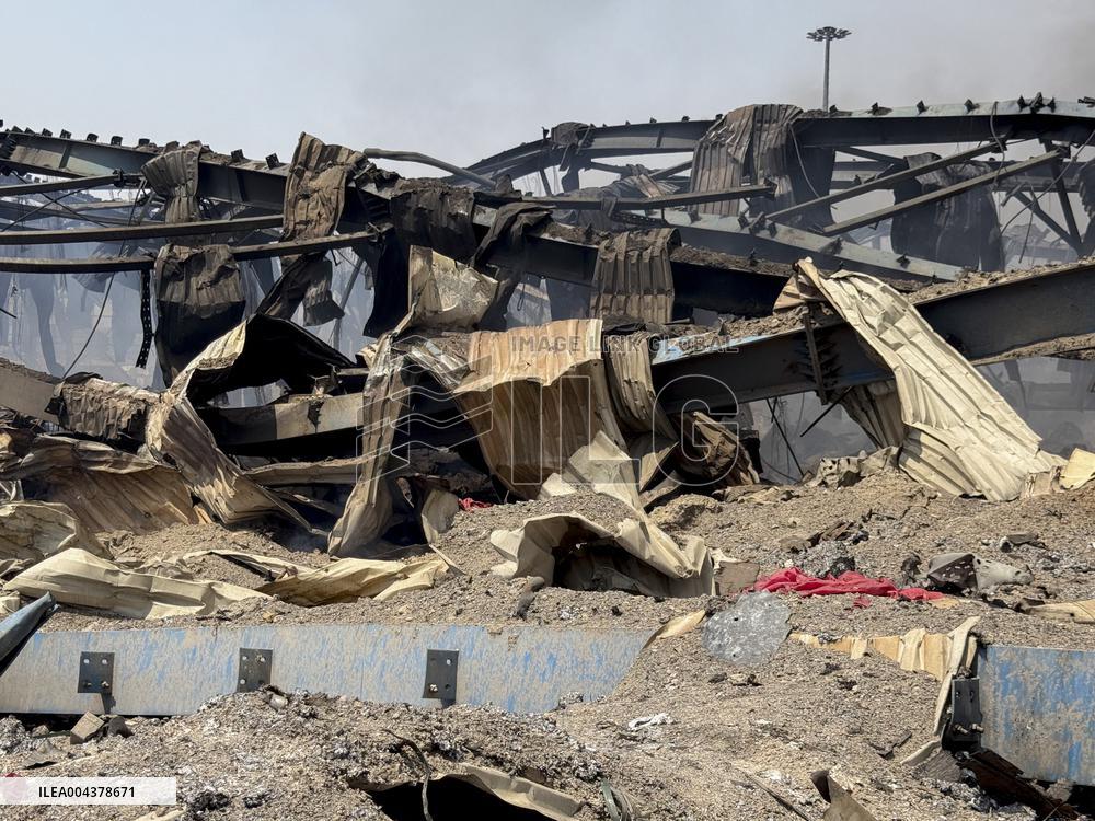 Aftermath Of Explosion In Shahid Rajaee Port - Iran