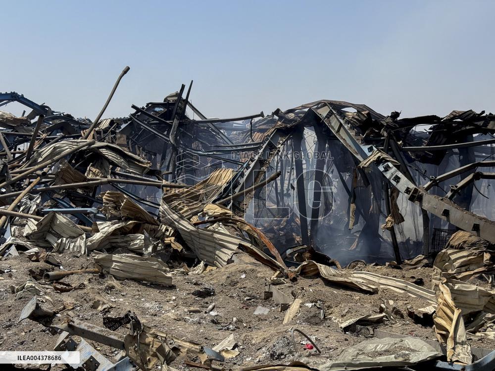 Aftermath Of Explosion In Shahid Rajaee Port - Iran