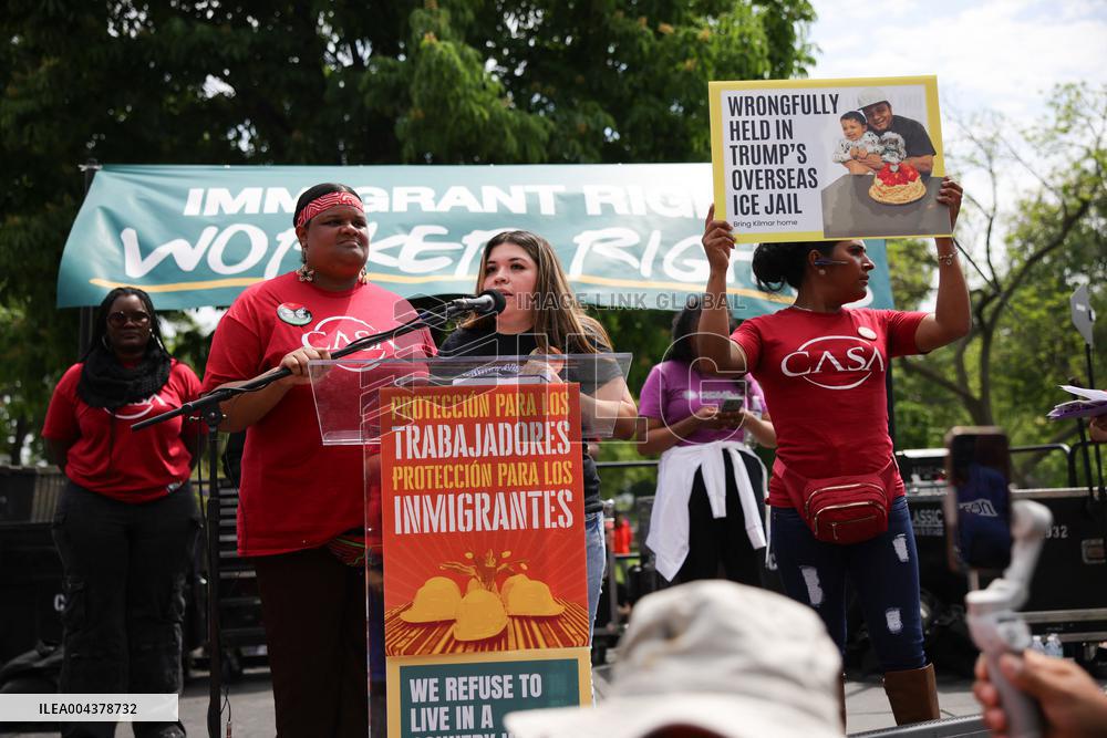 Free Abrego Rally At White House - Washington