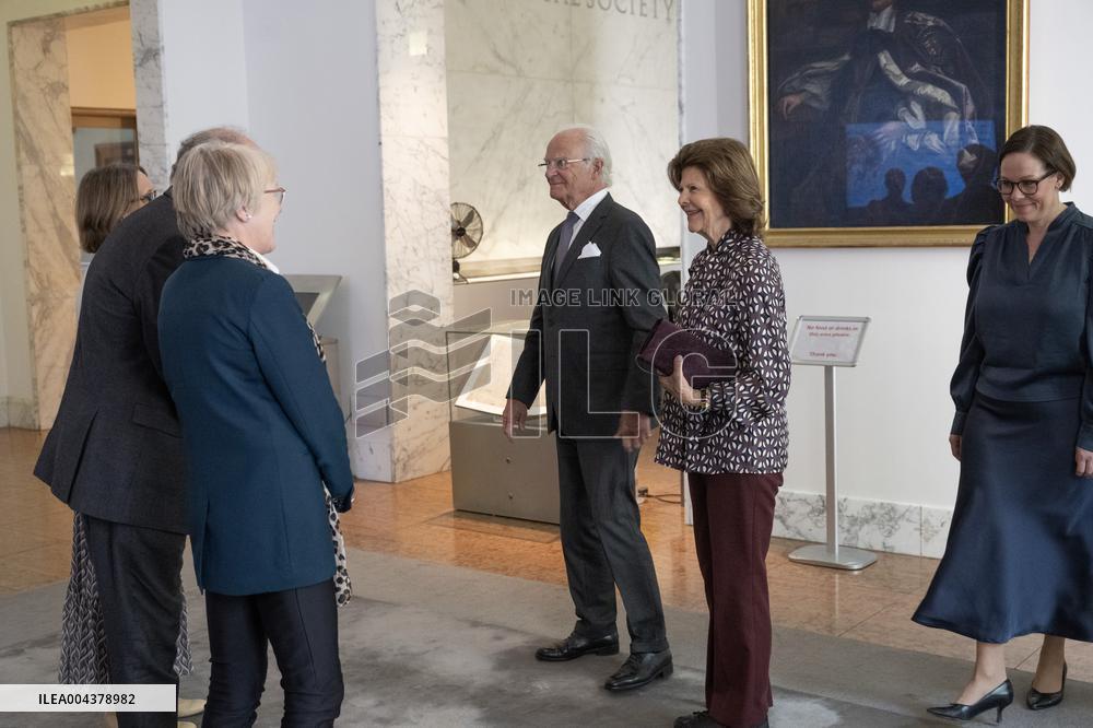 THE SWEDISH ROYAL COUPLE IN LONDON