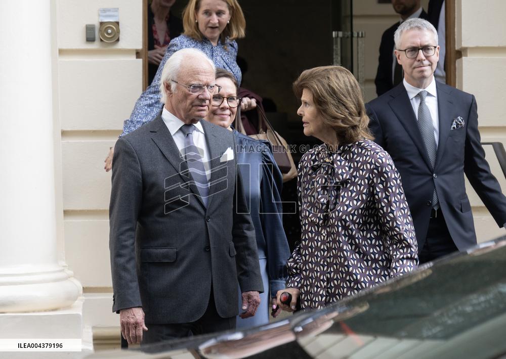 SWEDISH KING AND QUEEN VISIT LONDON