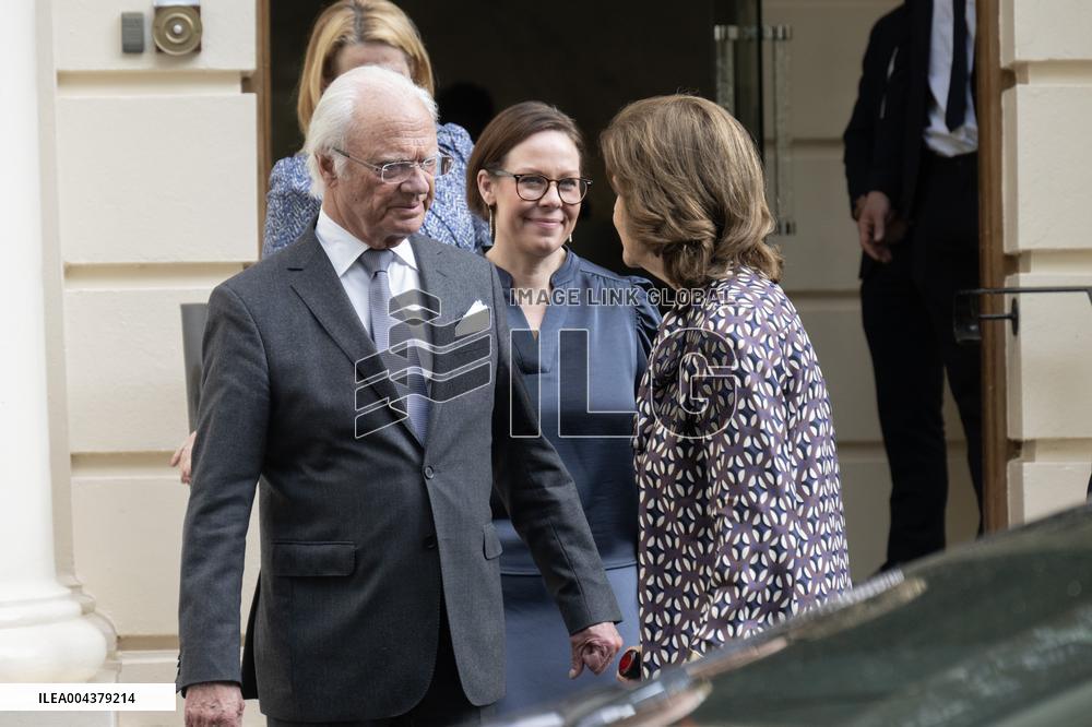 SWEDISH KING AND QUEEN VISIT LONDON