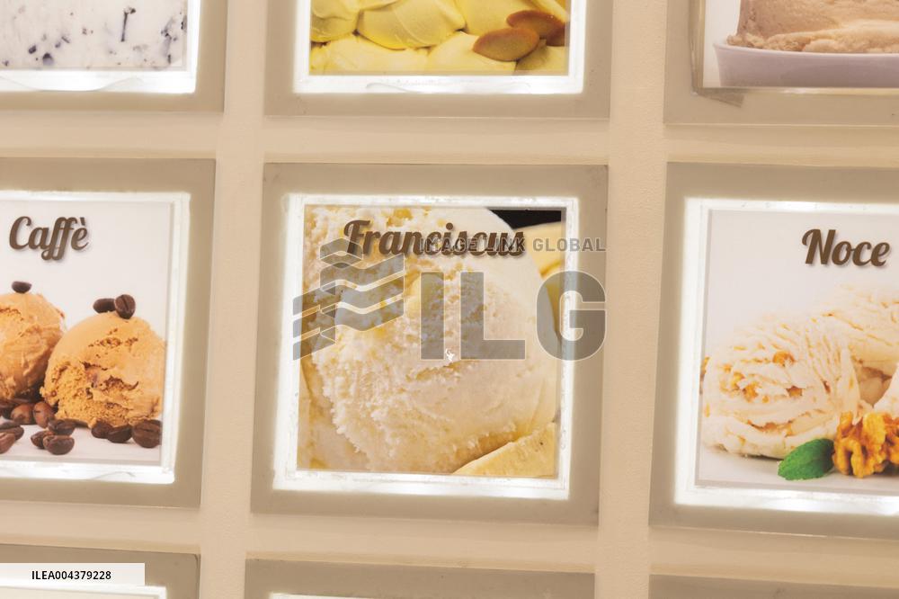 Special Franciscus Ice Cream Flavor - Italy