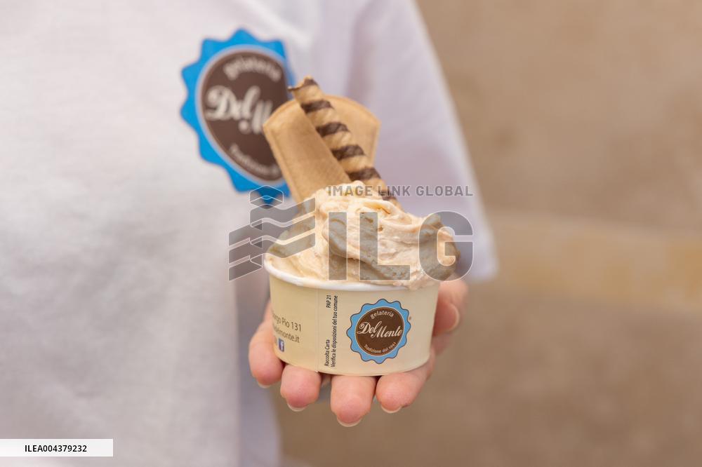 Special Franciscus Ice Cream Flavor - Italy