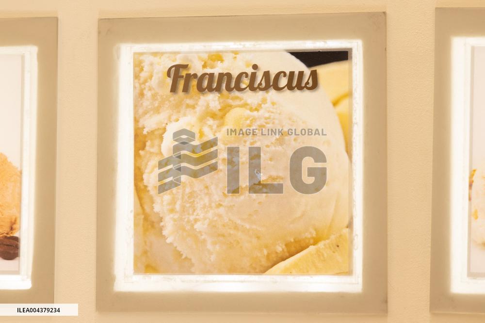 Special Franciscus Ice Cream Flavor - Italy