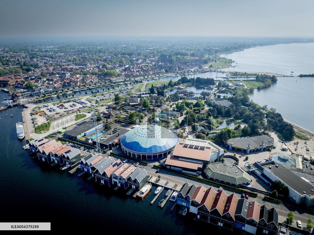 The Veluwemeer Aqueduct Illustrations - Netherlands