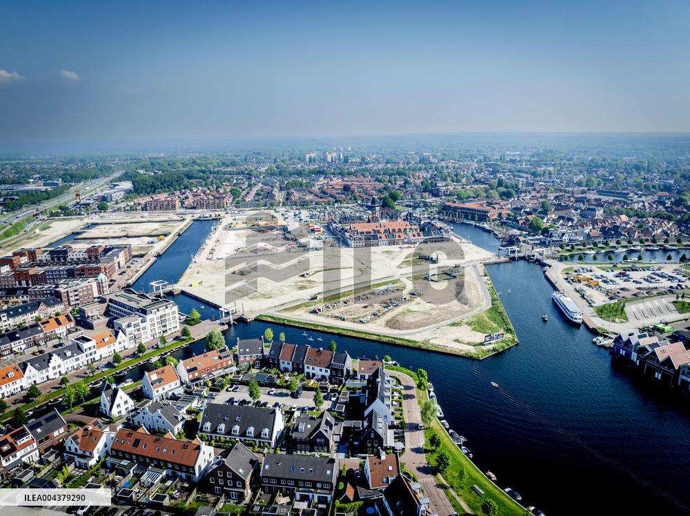 The Veluwemeer Aqueduct Illustrations - Netherlands