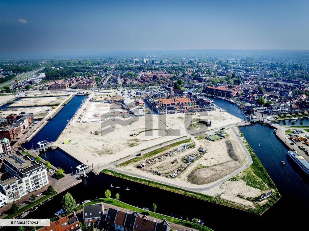 The Veluwemeer Aqueduct Illustrations - Netherlands