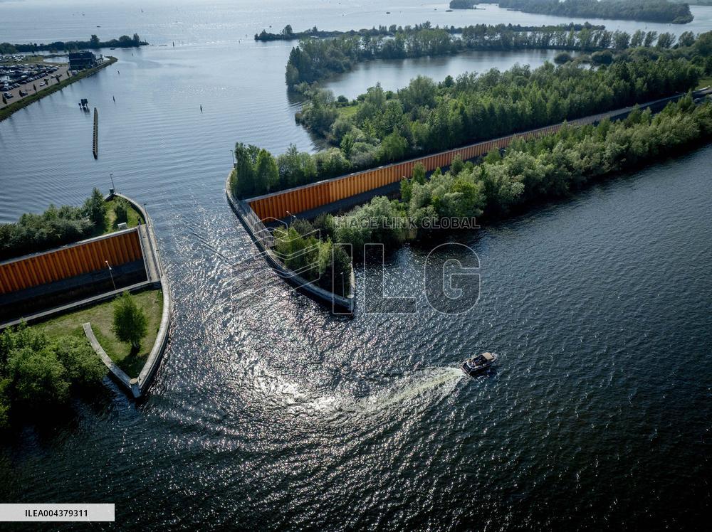 The Veluwemeer Aqueduct Illustrations - Netherlands