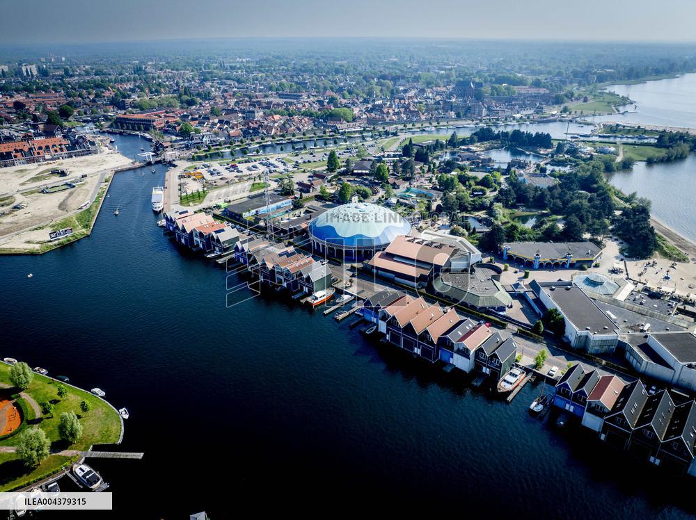 The Veluwemeer Aqueduct Illustrations - Netherlands
