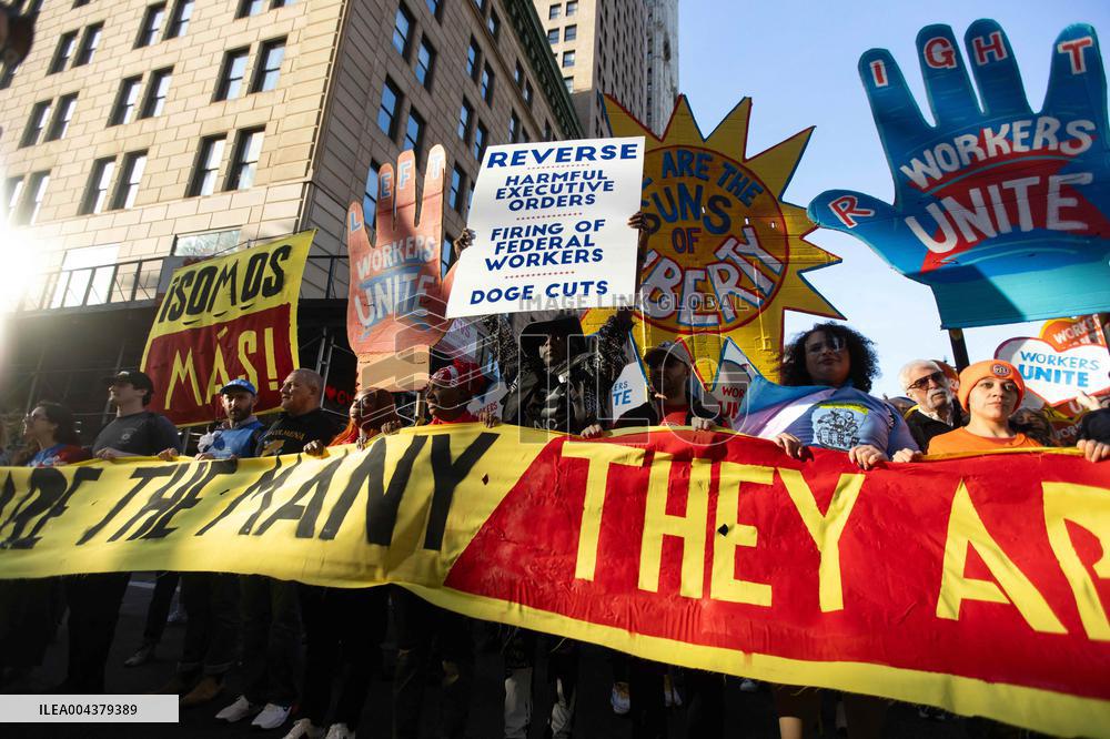 International Workers Day Protest - NYC