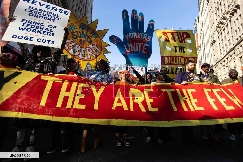 International Workers Day Protest - NYC