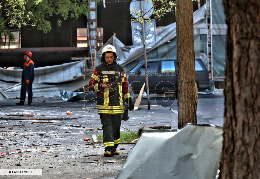 Aftermath of Russian drone attack on Odesa on May 1, 2025