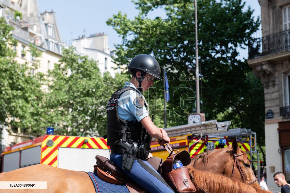 Three Injured in Serious Fire - Paris