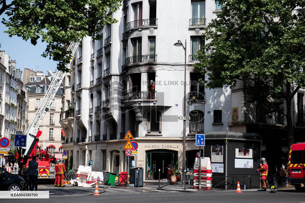 Three Injured in Serious Fire - Paris
