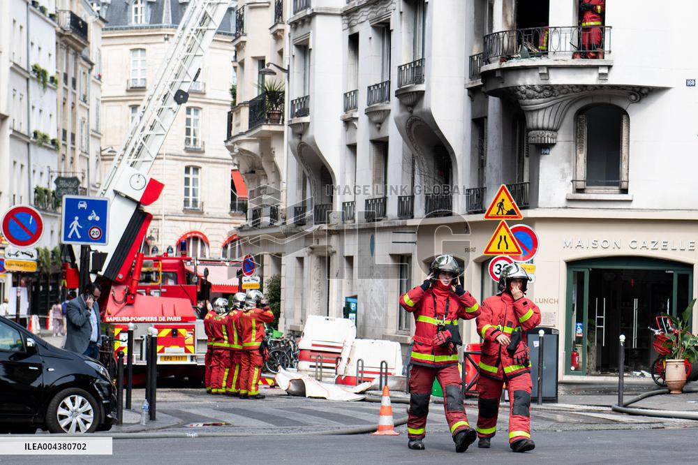 Three Injured in Serious Fire - Paris