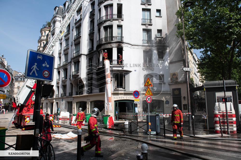 Three Injured in Serious Fire - Paris