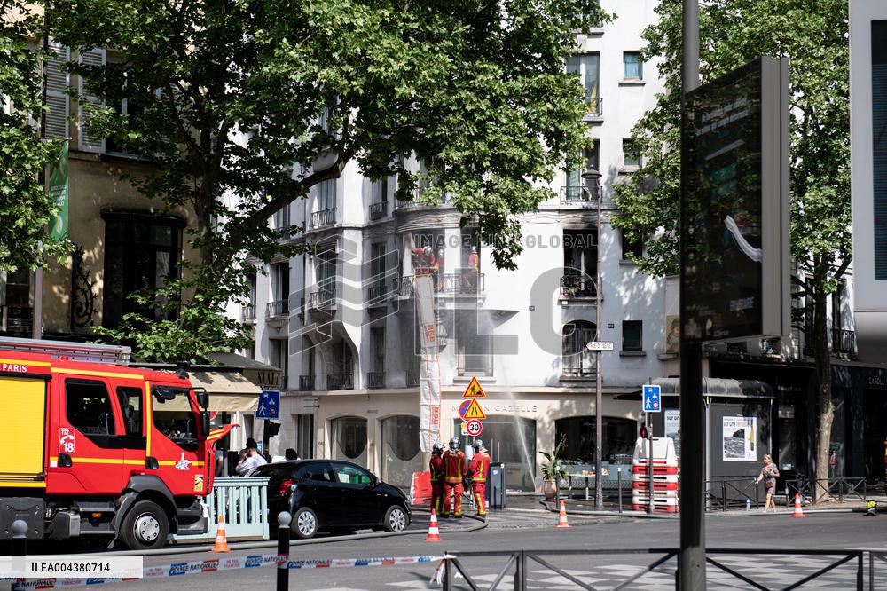 Three Injured in Serious Fire - Paris