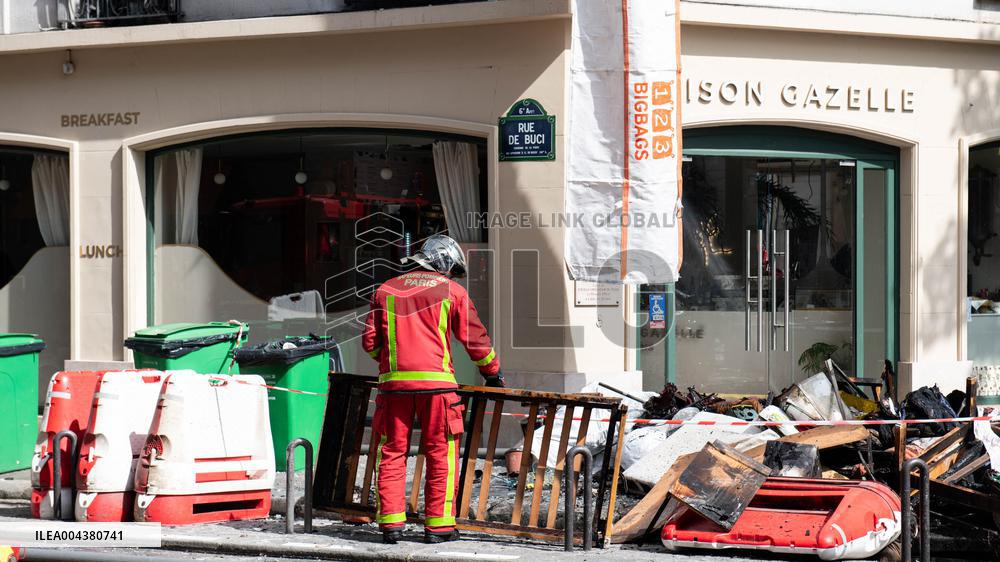 Three Injured in Serious Fire - Paris