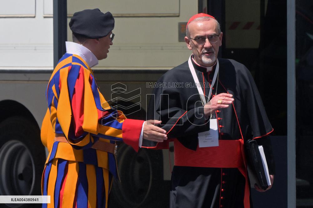 Cardinal Leave After the Meeting of The General Congregation - Vatican