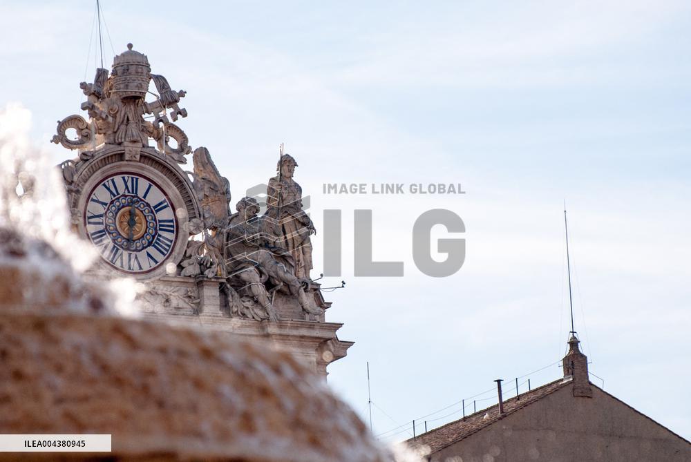 Chimney on The Sistine Chapel Has Been Set Up - Vatican