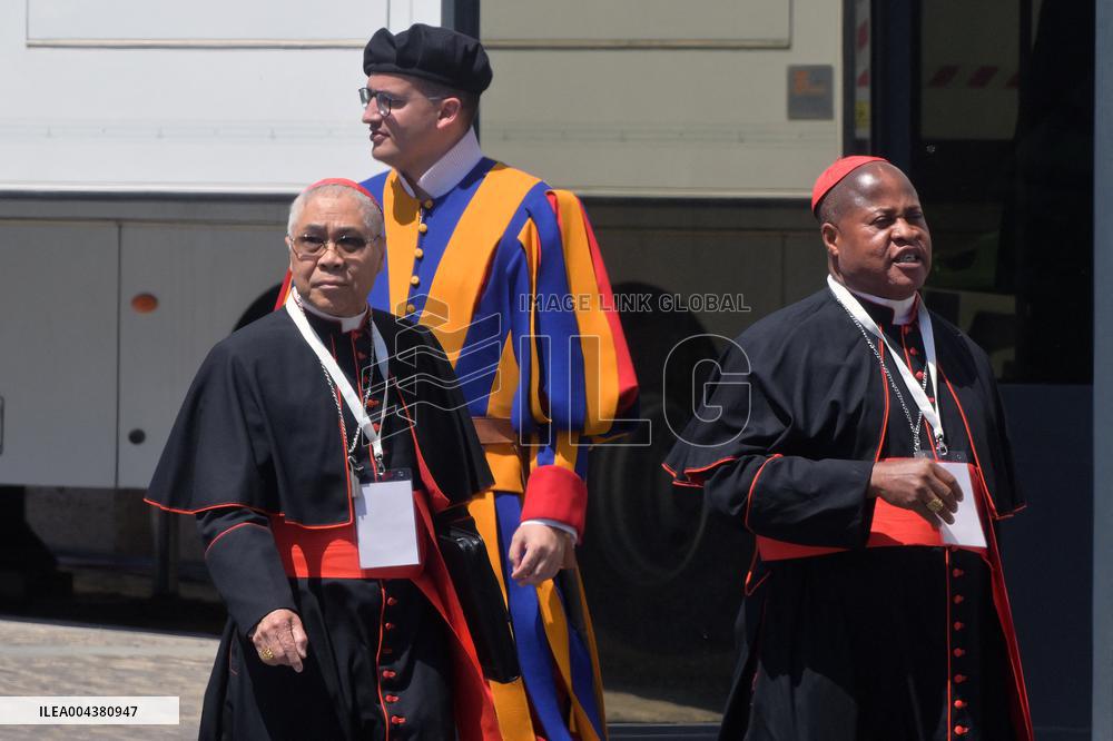 Cardinal Leave After the Meeting of The General Congregation - Vatican