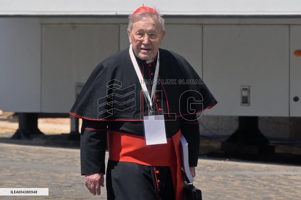 Cardinal Leave After the Meeting of The General Congregation - Vatican