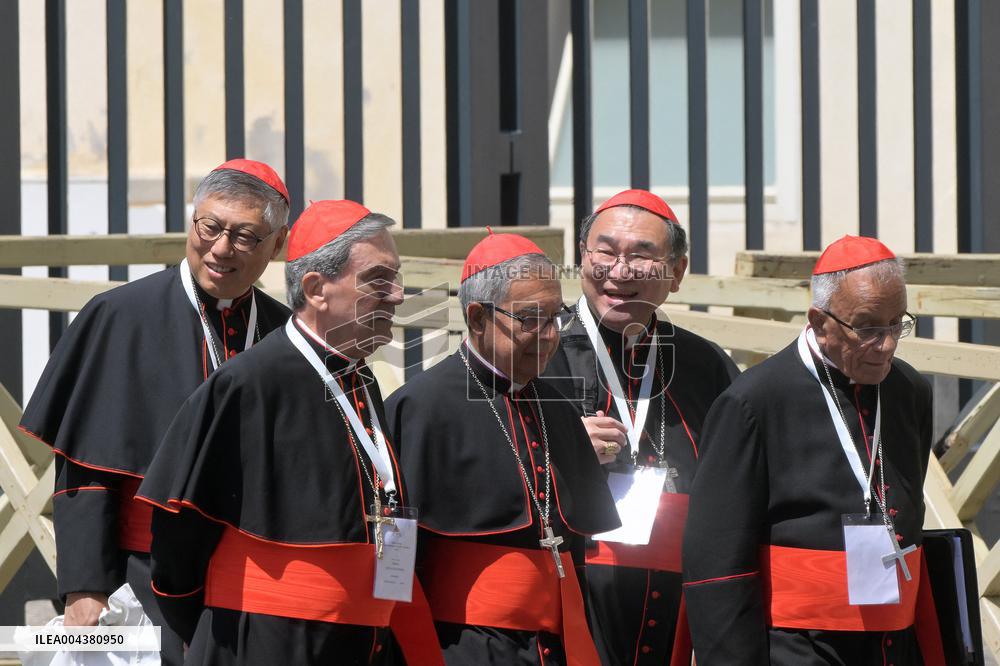 Cardinal Leave After the Meeting of The General Congregation - Vatican