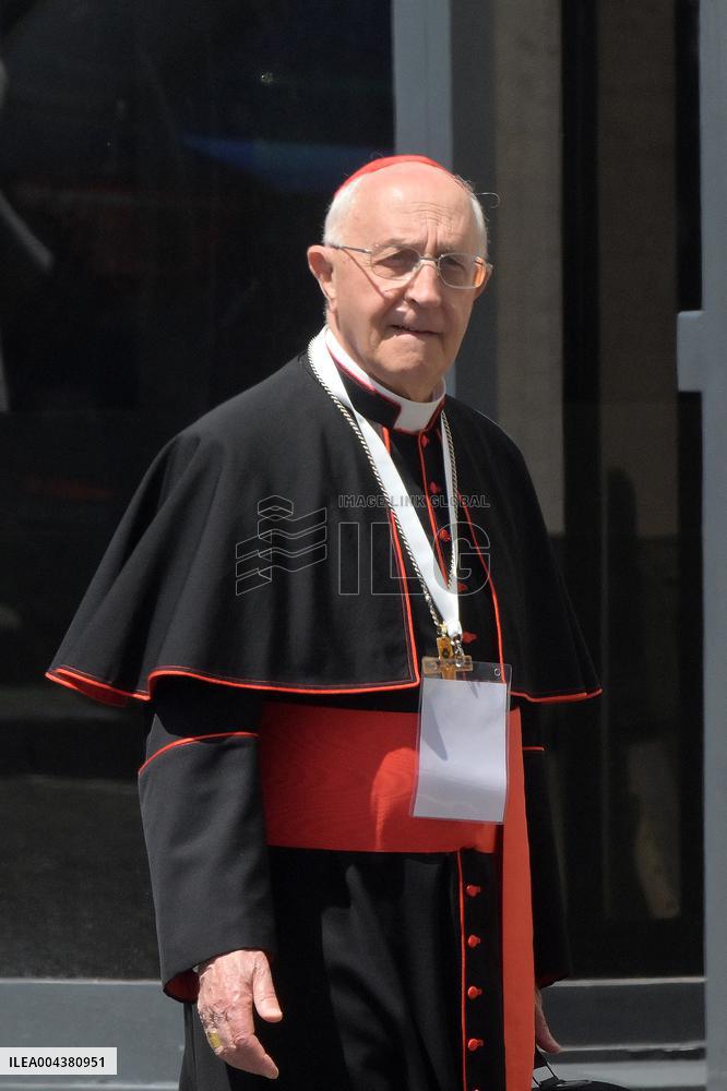 Cardinal Leave After the Meeting of The General Congregation - Vatican