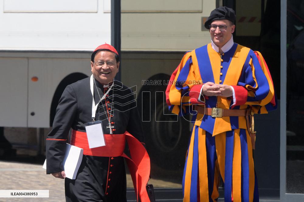 Cardinal Leave After the Meeting of The General Congregation - Vatican