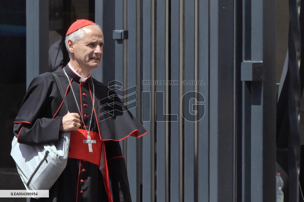 Cardinal Leave After the Meeting of The General Congregation - Vatican