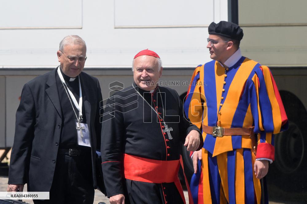 Cardinal Leave After the Meeting of The General Congregation - Vatican