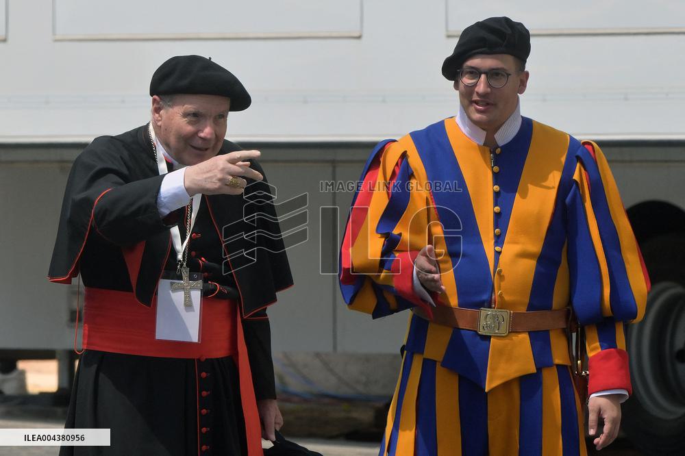 Cardinal Leave After the Meeting of The General Congregation - Vatican