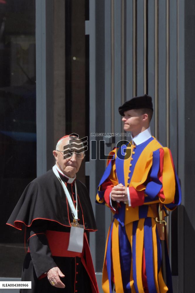 Cardinal Leave After the Meeting of The General Congregation - Vatican