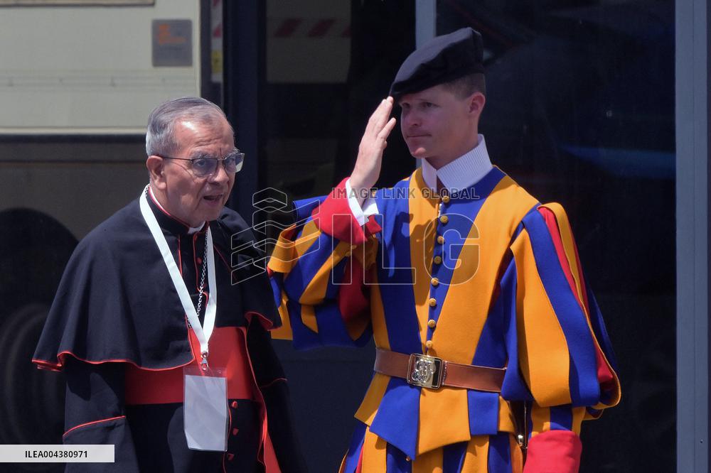 Cardinal Leave After the Meeting of The General Congregation - Vatican