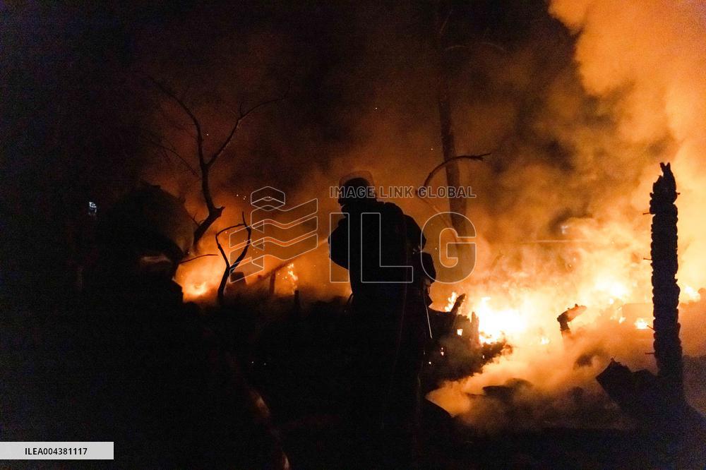 Drones Strike The City Of Kharkiv - Ukraine