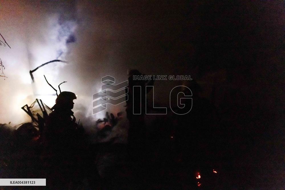 Drones Strike The City Of Kharkiv - Ukraine