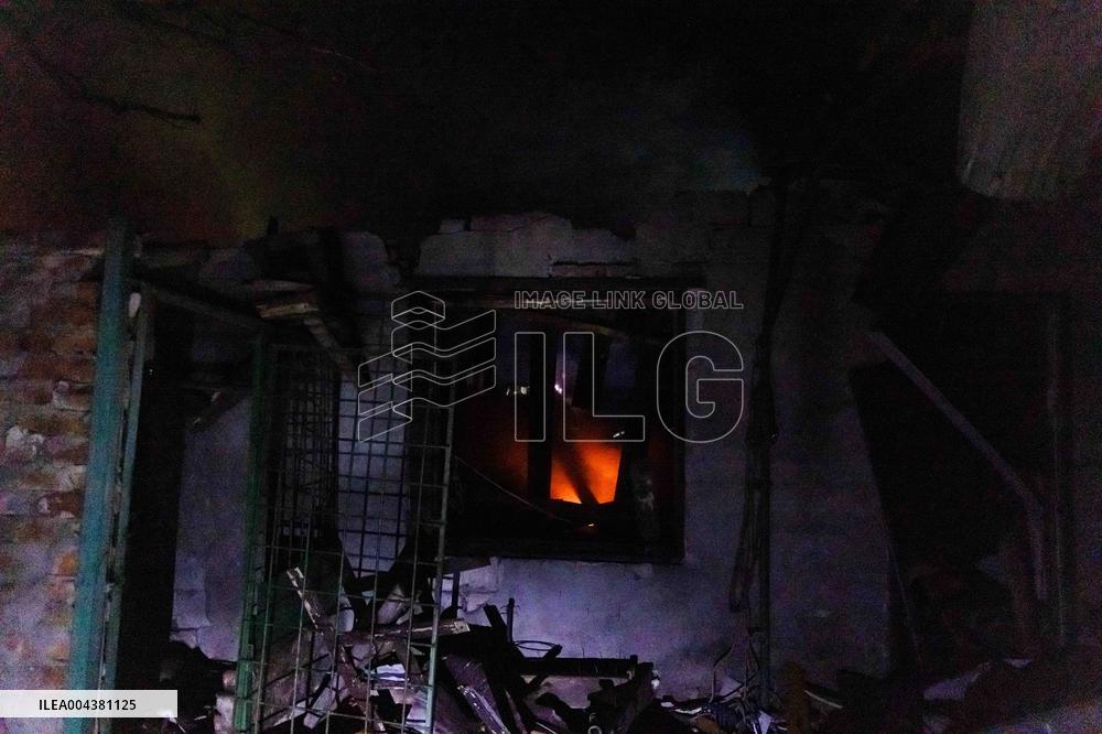 Drones Strike The City Of Kharkiv - Ukraine