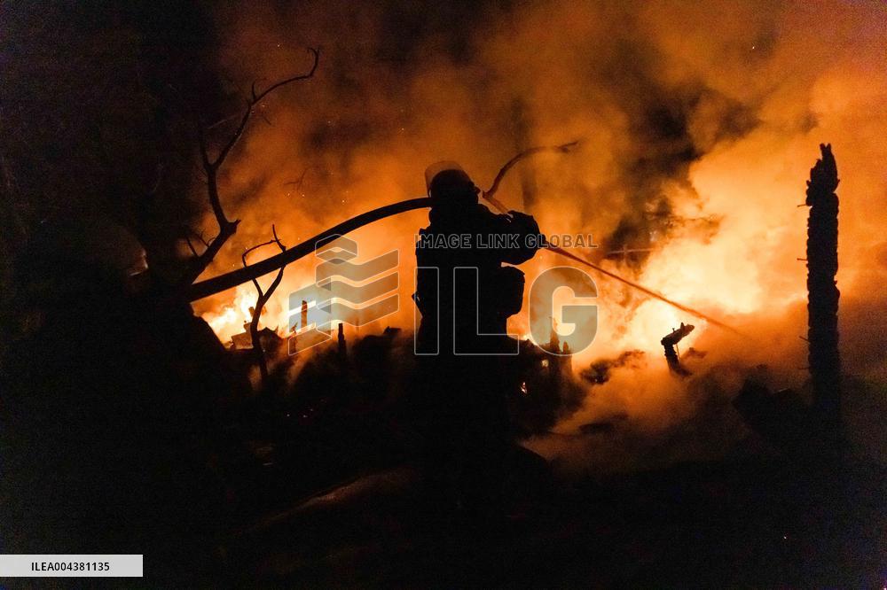 Drones Strike The City Of Kharkiv - Ukraine