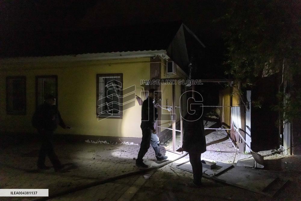 Drones Strike The City Of Kharkiv - Ukraine