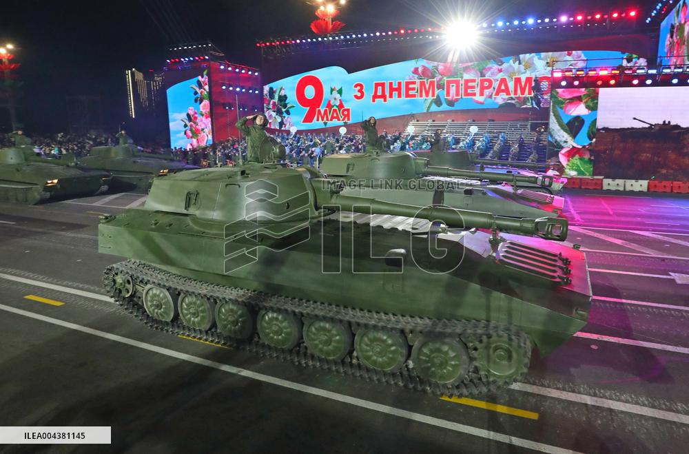Minsk V Day Military Parade Rehearsal - Belarus