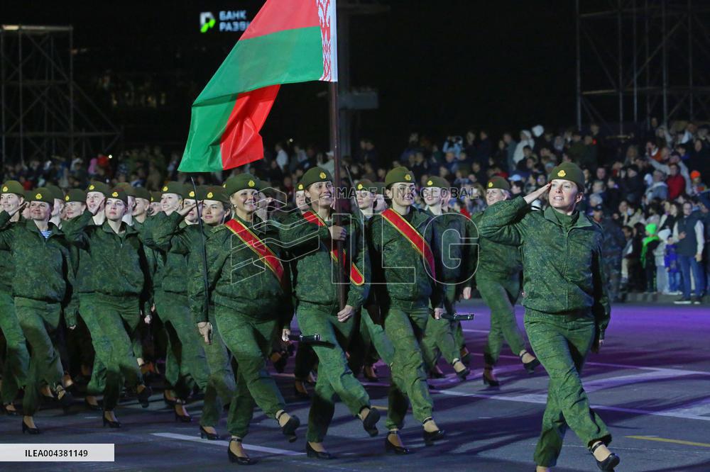 Minsk V Day Military Parade Rehearsal - Belarus