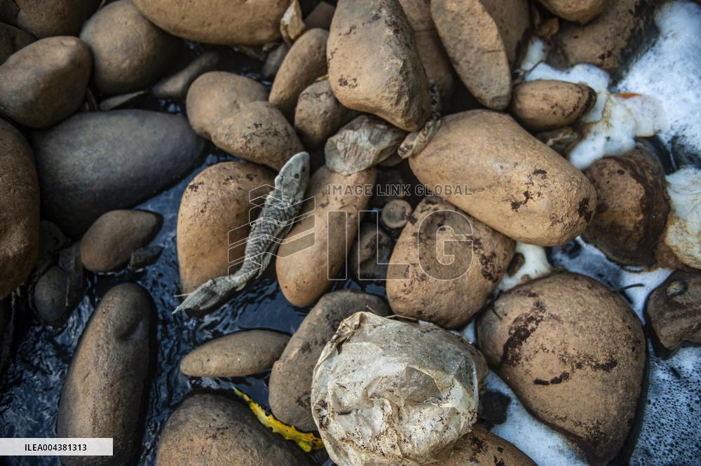 Deli River Pollution in Medan - Indonesia